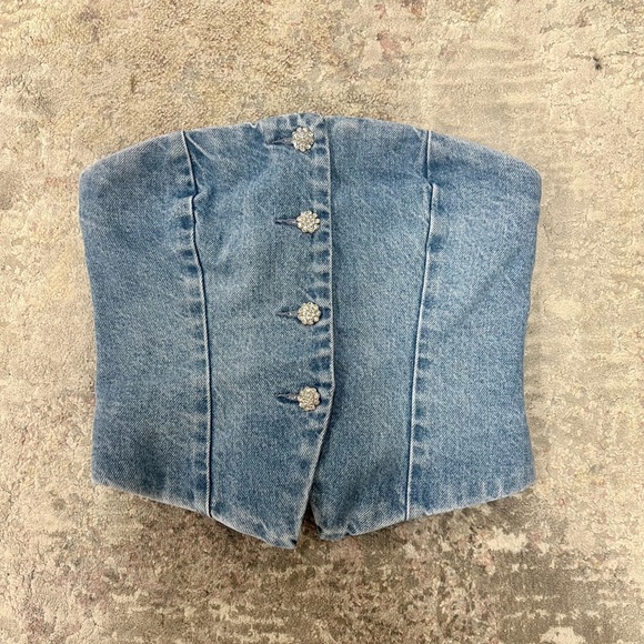 Denim Corset - Picture 5 of 6